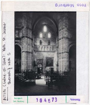 Autun: Kathedrale Saint-Lazare, Querschiff nach Süden