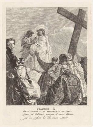 Jesus wird seiner Kleider beraubt (10. Station des Kreuzwegs), aus der Folge "Via Crucis"