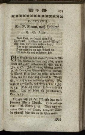 CCCCXXVII. Am IV. Sonnt. nach Trinitat.
