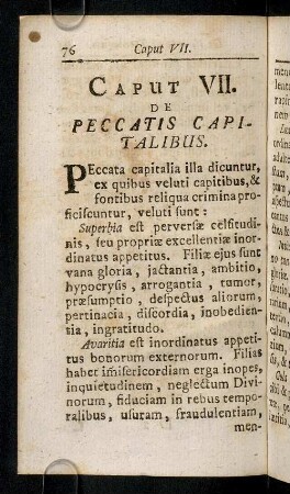 76-83, Caput VII