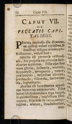 76-83, Caput VII
