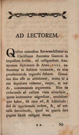 Responsa Ad Libellum Castigatum, Sive Refutationem Argutarum, Quas Scriptor Anonymus Adversum Diploma S. Stephani ...