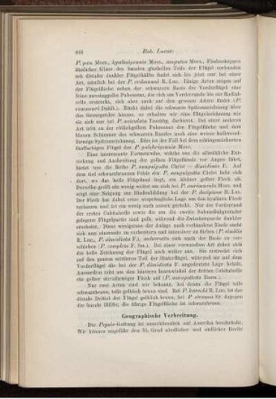 Geographische Verbreitung.