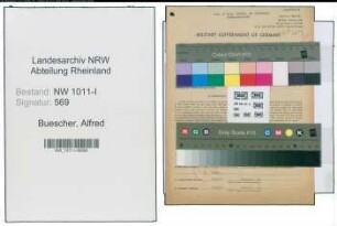 Entnazifizierung Alfred Buescher , geb. 17.12.1896 (Fabrikant)