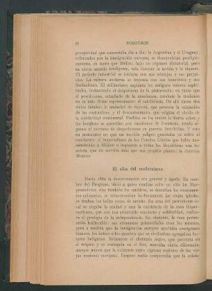 El alba del modernismo