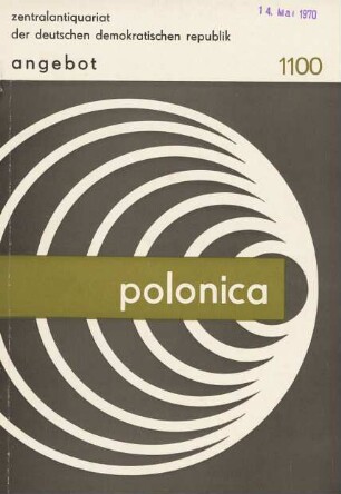 Nr. 1100: Polonica