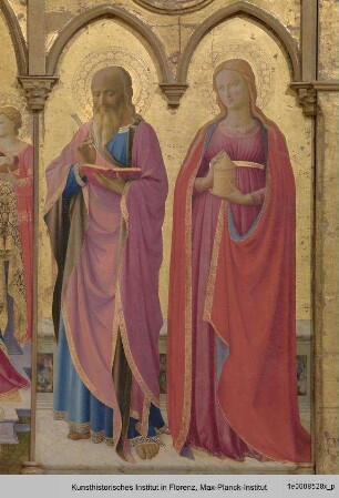 Polyptychon des heiligen Dominikus : Die Heiligen Markus und Maria Magdalena