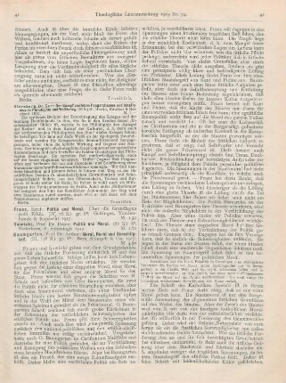 41 [Rezension] Sternberg, Kurt, Der Kampf zwischen Pragmatismus und Idealismus in Philosophie und Weltkrieg