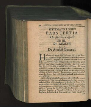 Lib. III. De Analysi