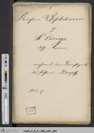 St.Dionys: Visitationsakten