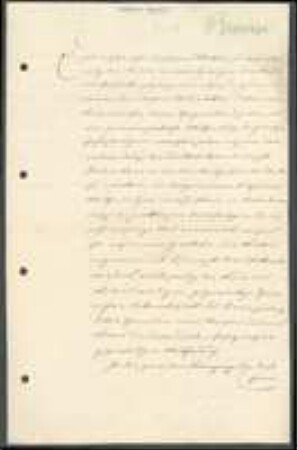 Brief von Brenn an Regensburgische Botanische Gesellschaft