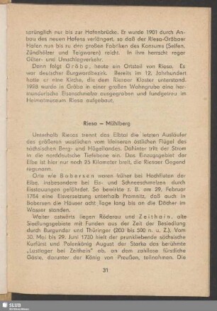 Riesa - Mühlberg