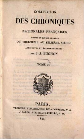 Chroniques de Froissart, 2