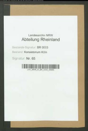 Conduitenlisten der Militärprediger