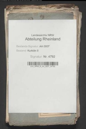 Revolution im Erzstifte Köln und am linken Rheinufer im September 1797