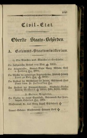 Gesammt-Staatsministerium