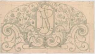 Thiersch, Friedrich von; München, Arcisstr. 4; Haus Reinemann - Gitter der Haustür (Detail)