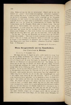 182-184, Meine Kriegserlebnisse mit den Korpsbrüdern
