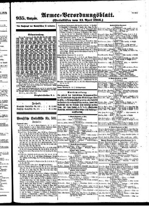 935. Ausgabe.Dienstag, 11. April 1916