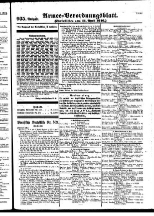 935. Ausgabe.Dienstag, 11. April 1916