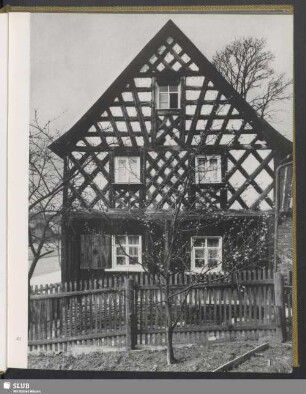 Bauernhaus in Raun, Vogtland, im Egerländer Stil gebaut