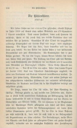 158-167 Die Höhlenthiere : Schluß