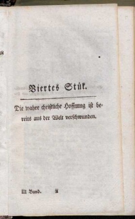 Viertes Stük.