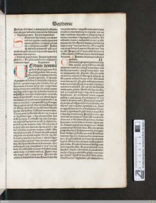 Liber Sophonie [= Zephanja]