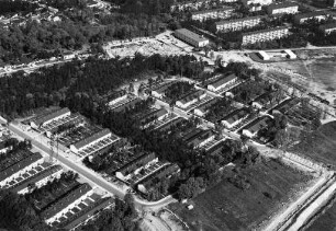 Luftbildaufnahmen von Karlsruhe. Waldstadt - Ernst-Reuter-Schule