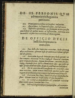 De Officio Ducis belli seu Imperatoris exercitus