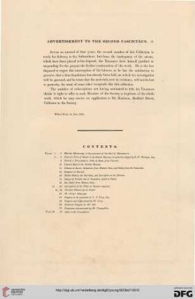 Advertisement to the second fasciculus