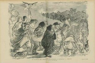 La Marche de droles de bonshommes se rendant à l'église