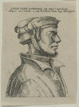 Bildnis des Henr. Corn. Agrippa ab Nettesheim
