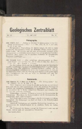 15. Juli 1917. No. 19.