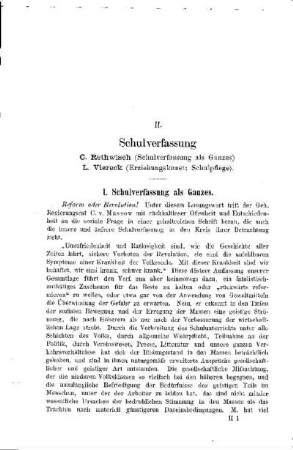 Schulverfassung