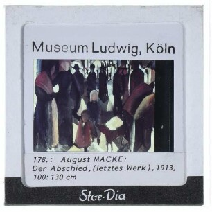 Macke, Der Abschied