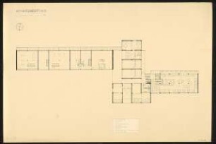 Appartementhaus: Grundriss 1. Obergeschoss 1:100
