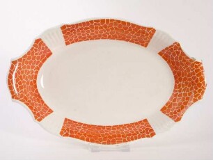 Schale (Dekor: Rot Marmor)