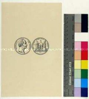 Abbildung der Personenmedaille für den preußischen General und Kriegsminister Hermann von Boyen