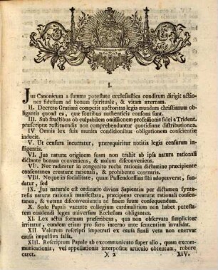 Theses ex iure ecclesiastico DD. PP. Gregorii IX.