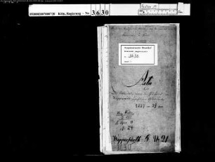 Abtretung eines der Küsterei zu Wipperfürth gehörigen Grundstücks