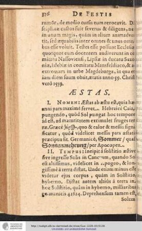 Æstas.