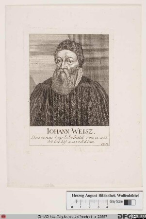 Bildnis Johann Weiß (Weys)