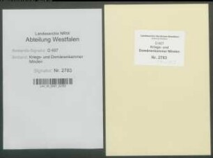 Bereisung der Forsten im Amte Limberg