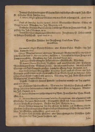 Teutsche Bücher der Augspurg. Confessions Verwandten.