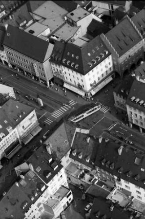 Freiburg: Kreuzung Bertoldsbrunnen
