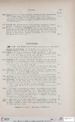 Astrologia (Nr. 3349 - 3542)