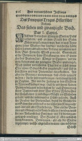 Das sieben und zwantzigste Buch