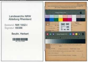 Entnazifizierung Herbert Beutin , geb. 28.09.1913 (Verkaeufer)