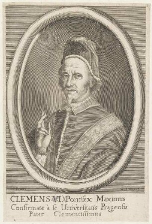 Bildnis des Clemens VI. Pontifex Maximus